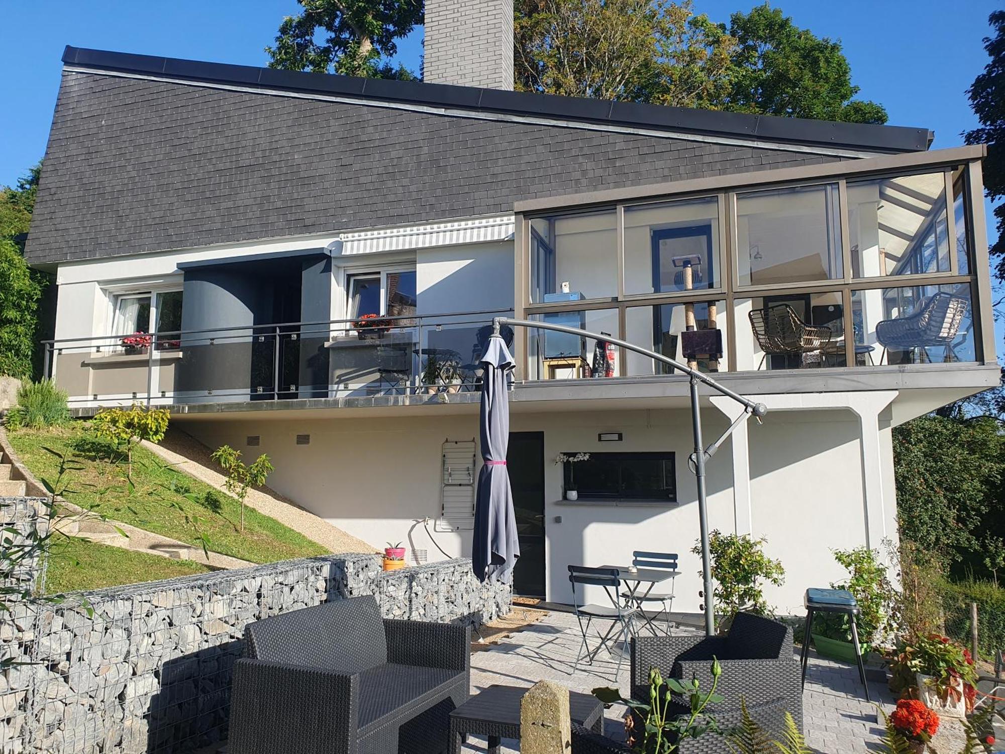 Du Haut Des Rives - Bel Appt Pour 4 Caudebec-en-Caux Exteriör bild