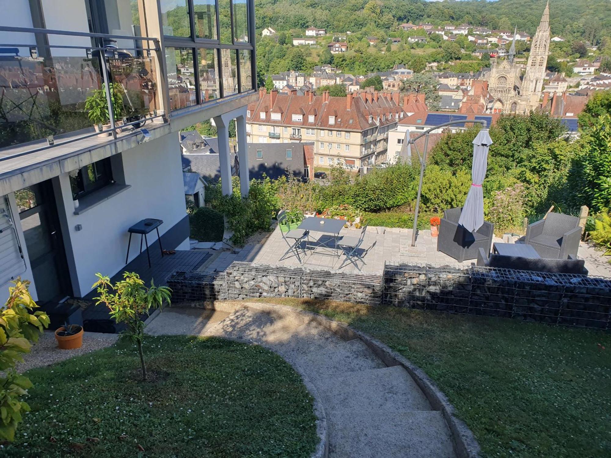 Du Haut Des Rives - Bel Appt Pour 4 Caudebec-en-Caux Exteriör bild